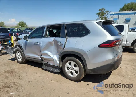 2025 Toyota Grand Highlander Le z USA, uszkodzony, nr VIN 5TDAAAB53SS080717